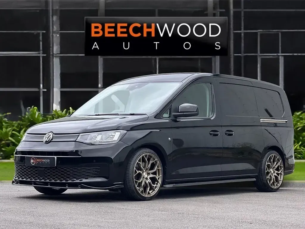 Used VW Caddy S 102 HP (75 kW) 2021 Black MPV