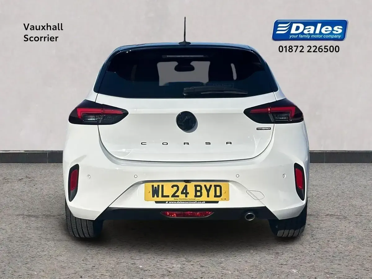 Used Vauxhall Corsa GSe 99 HP (72 kW) 2024 White Hatchback
