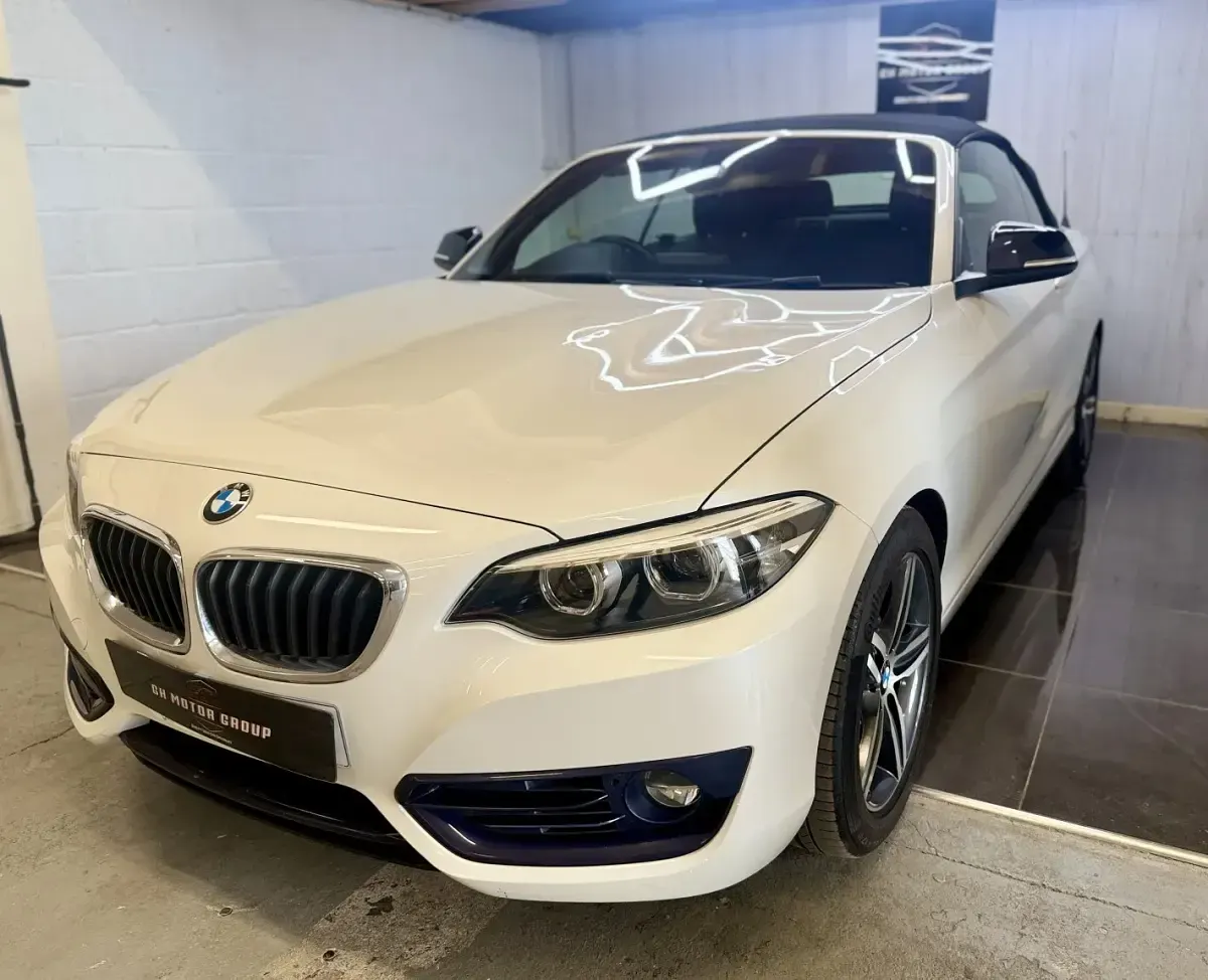 Used BMW 218 Sport Line 134 HP (98 kW) 2019 White Cabriolet