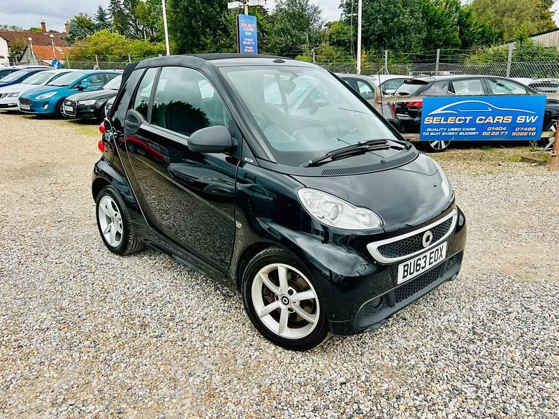Black Used 2013 Smart ForTwo Cabrio Pulse Cabriolet | £3,795 (Fair price) - Image 1/4