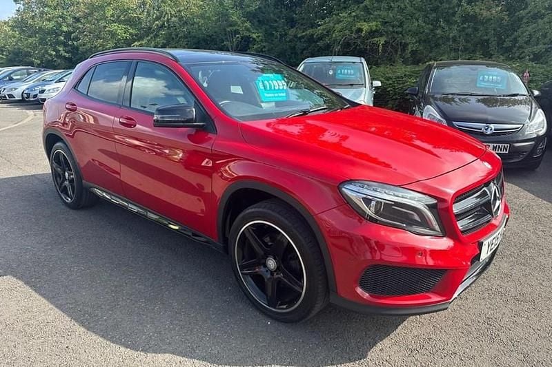 Red Used 2015 Mercedes GLA220 AMG line SUV | £11,995 (Fair price) - Image 1/1