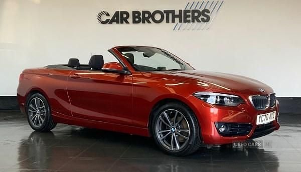 Used BMW 218 Sport Line 2020 Orange Cabriolet