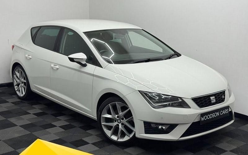 Used Seat Leon FR 150 HP (110 kW) 2014 White Hatchback