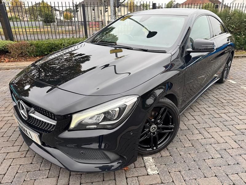 Black Used 2017 Mercedes CLA180 AMG line Sedan | £9,750 (Fair price) - Image 1/4