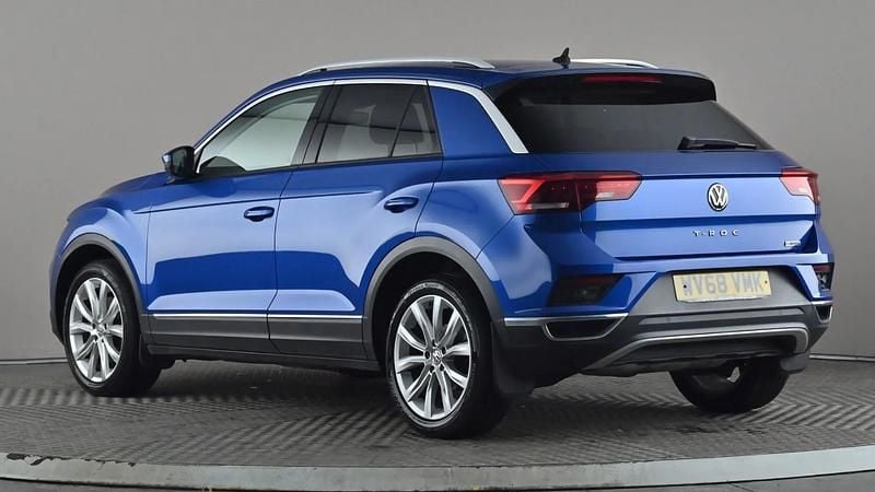 Used VW T-Roc SEL 190 HP (139 kW) 2018 Blue SUV