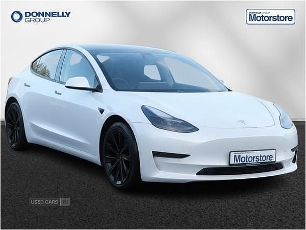 Used Tesla Model 3 Long Range AWD 366 kW (498 HP) 2021 White Sedan