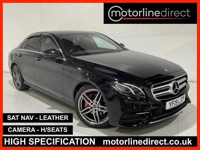 Used Mercedes E200 AMG line 184 HP (135 kW) 2019 Black Sedan