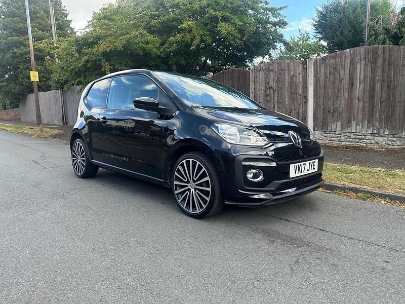 Black Used 2017 VW up! high up! Hatchback | £7,495 (Good price) - Image 1/4