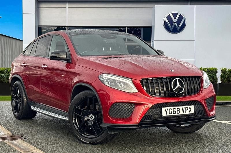 Red Used 2018 Mercedes GLE350 Premium Plus Coupe | £27,846 (A bit pricey) - Image 1/4