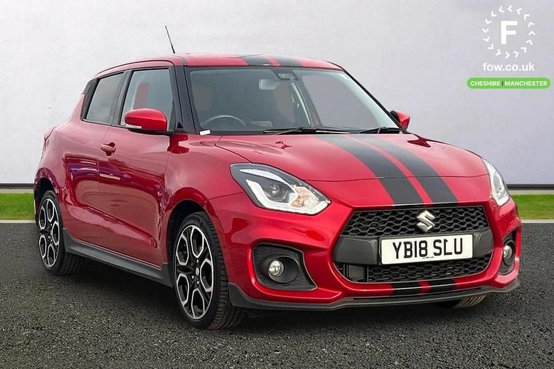 Red Used 2018 Suzuki Swift Sport Hatchback | £13,499 (Fair price) - Image 1/4