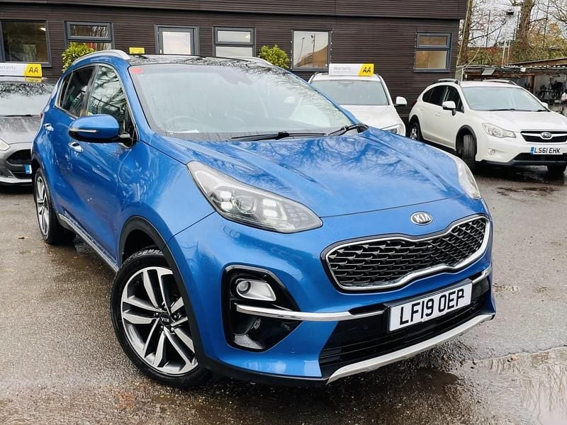Used Kia Sportage 134 HP (98 kW) 2019 Blue SUV