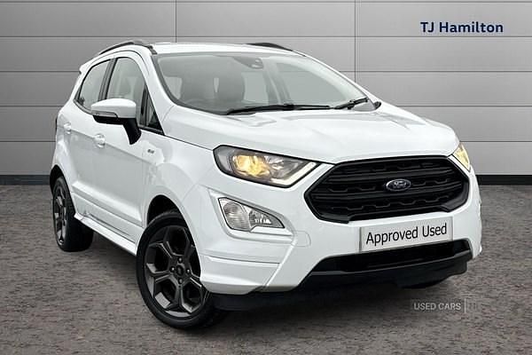 White Used 2021 Ford Ecosport ST-Line SUV | £10,950 (Fair price) - Image 1/4