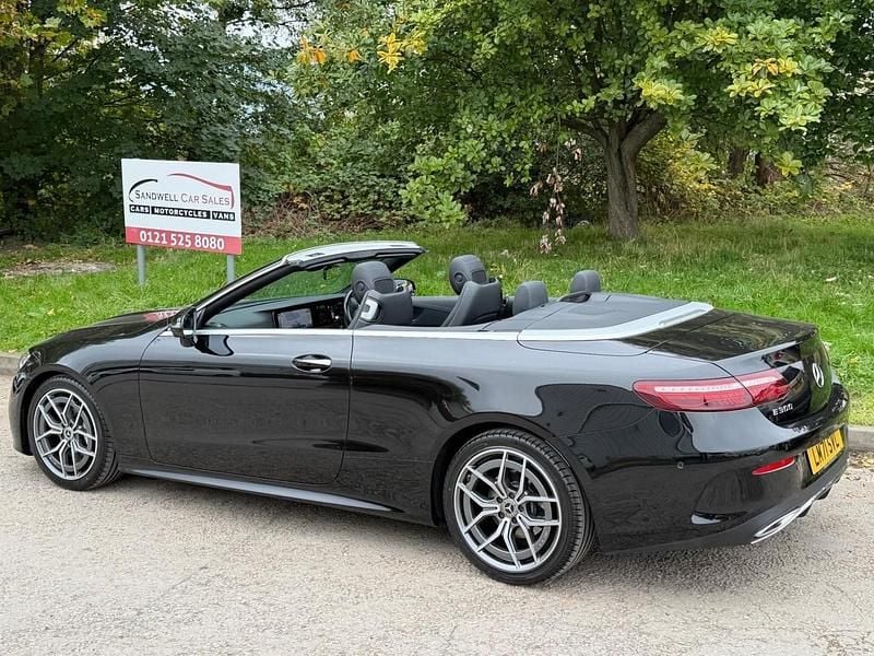 Used Mercedes E300 AMG Line Premium 258 HP (189 kW) 2022 Black Cabriolet