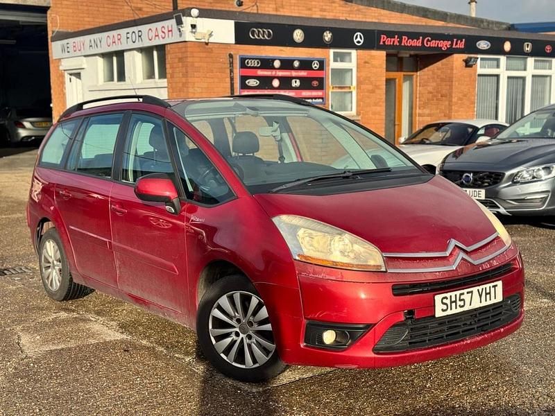 Red Used 2007 Citroën Grand C4 Picasso VTR Sport MPV | £990 (Good price) - Image 1/4