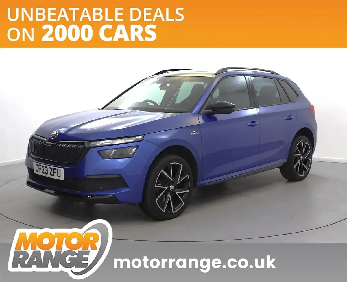 Used Skoda Kamiq Monte Carlo 147 HP (108 kW) 2023 Blue SUV
