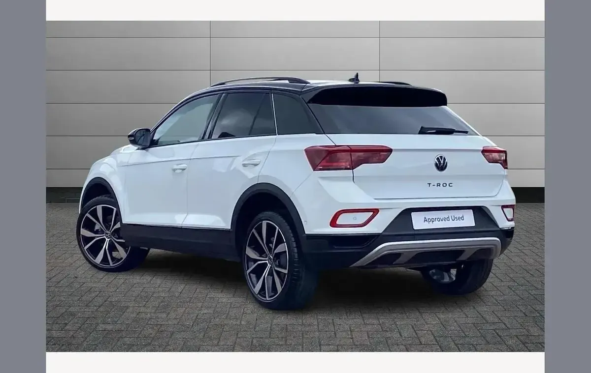 Ny VW T-Roc Design 150 HK (110 kW) 2026 Vit SUV