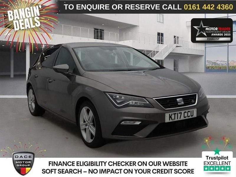 Grey Used 2017 Seat Leon FR Hatchback | £8,970 (Fair price) - Image 1/4