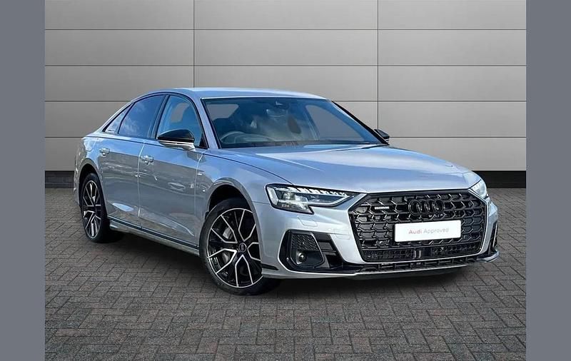 Silver Used 2023 Audi A8 Black Edition Sedan | £56,491 (A bit pricey) - Image 1/4