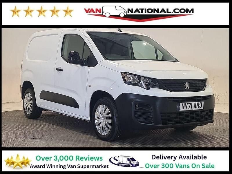 White Used 2022 Peugeot Partner Van | £8,490 (Good price) - Image 1/3