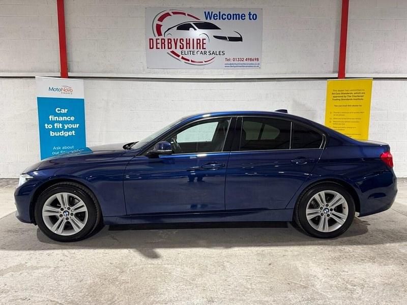 Used BMW 320 Sport Line 184 HP (135 kW) 2018 Blue Sedan