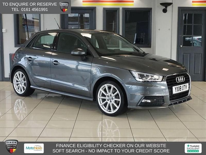 Grey Used 2018 Audi A1 Sportback S-Line Hatchback | £12,470 (Fair price) - Image 1/4
