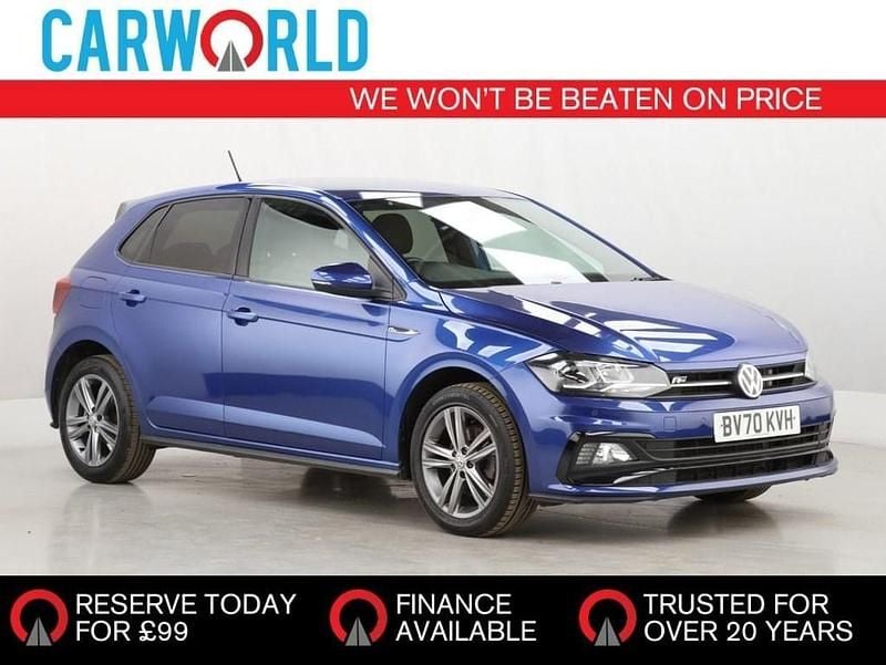 Blue Used 2020 VW Polo R-line Hatchback | £14,970 (Good price) - Image 1/3