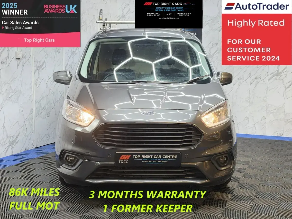 Used Ford Transit Courier Limited 100 HP (73 kW) 2020 Grey Van