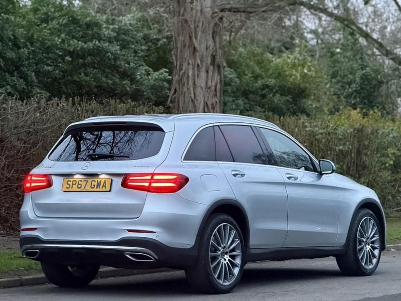 Used Mercedes GLC220 AMG line 170 HP (125 kW) 2018 Silver SUV
