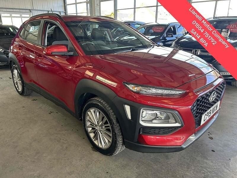 Red Used 2019 Hyundai Kona SE SUV | £10,495 (Good price) - Image 1/4