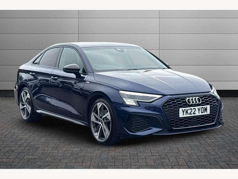 Navarra blue Used 2022 Audi A3 Comfort Sedan | £26,895 (Expensive) - Image 1/4