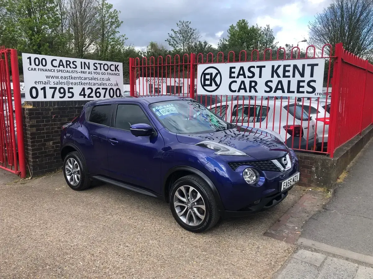Used Nissan Juke Tekna 117 HP (86 kW) 2016 Blue SUV