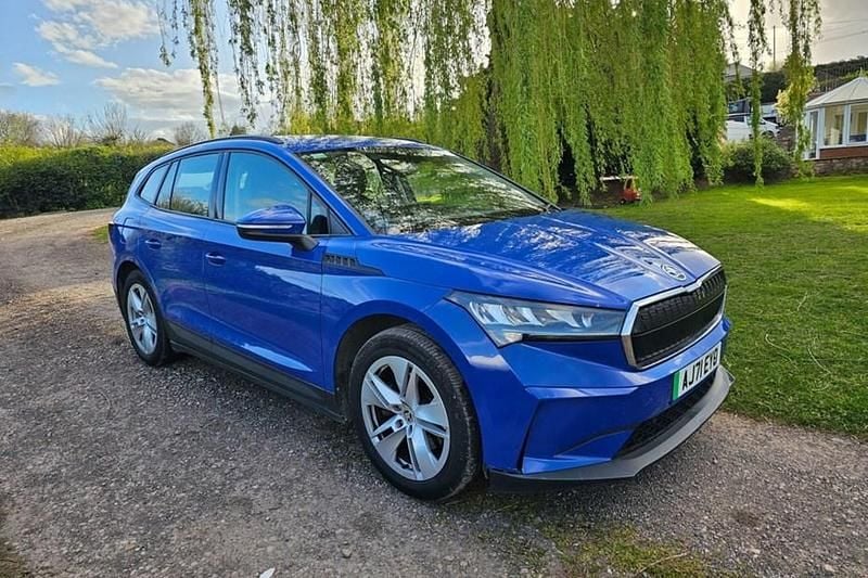 Used Skoda Enyaq iV ecoSuite 131 kW (179 HP) 2022 Blue SUV