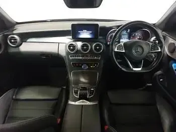 Used Mercedes C220 AMG line 170 HP (125 kW) 2017 Black Cabriolet