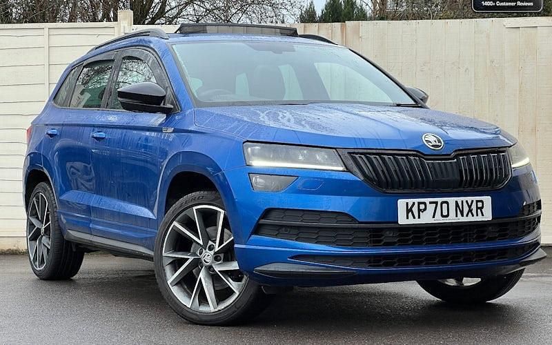 Used Skoda Karoq SportLine 190 HP (139 kW) 2020 Blue SUV