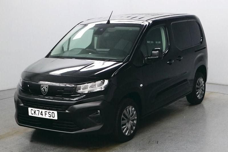 Black Used 2024 Peugeot Partner Van | £15,990 (Good price) - Image 1/4