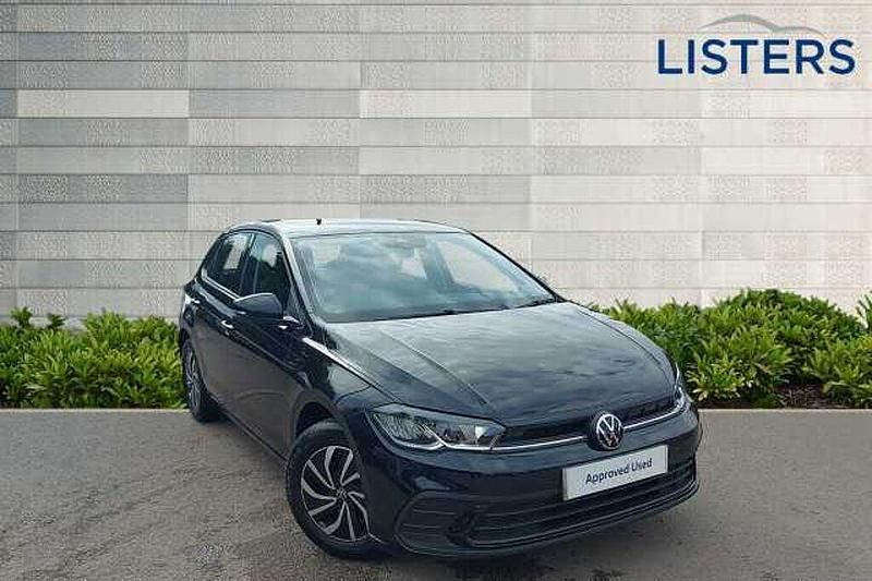 Deep black Used 2023 VW Polo Life Hatchback | £16,990 (Fair price) - Image 1/4