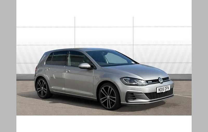 Used VW Golf VII GTD 184 HP (135 kW) 2018 Silver Hatchback