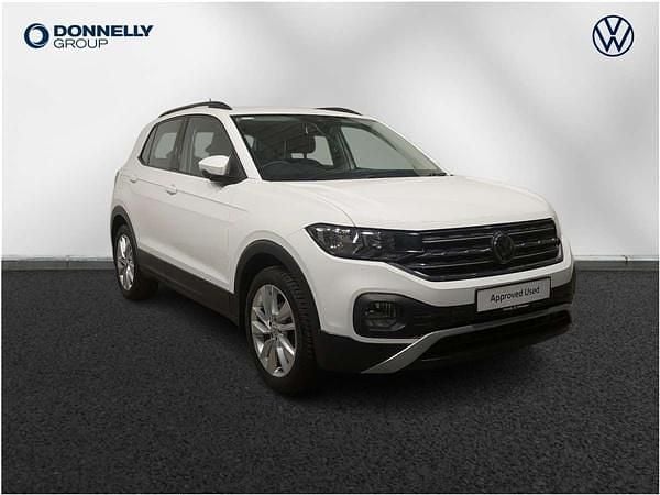 White Used 2019 VW T-Cross SE SUV | £13,385 (Fair price) - Image 1/4