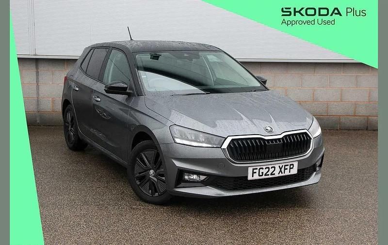 Used Skoda Fabia Colour Edition 94 HP (69 kW) 2022 Graphite grey metallic black magic pearl effect Hatchback