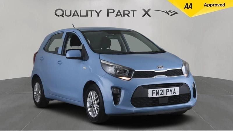 Used Kia Picanto 66 HP (48 kW) 2021 Blue Hatchback