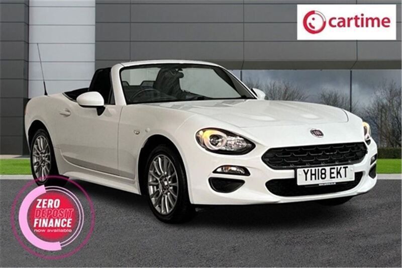 White Used 2018 Fiat 124 Classica Cabriolet | £12,400 (Good price) - Image 1/3