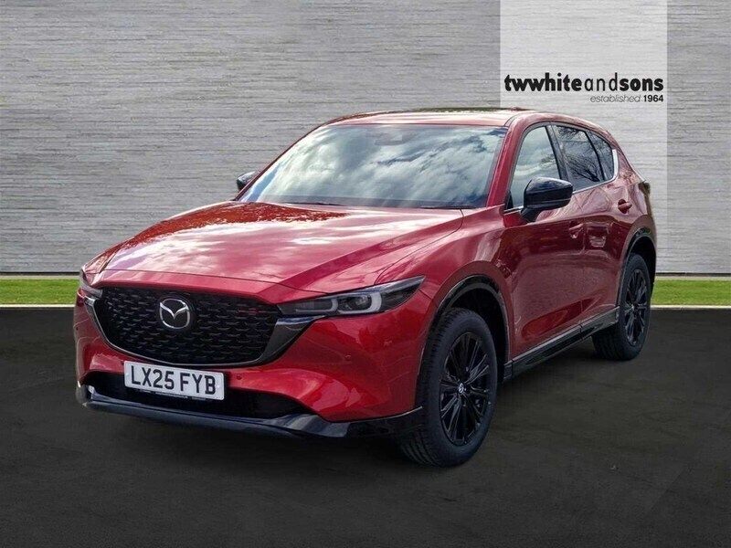Red New 2025 Mazda CX-5 Homura-Line SUV | £32,950 (Expensive) - Image 1/4