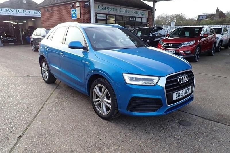 Used Audi Q3 S-Line 150 HP (110 kW) 2015 Blue SUV