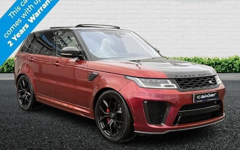 Used Land Rover Range Rover Sport SVR 575 HP (422 kW) 2019 Red SUV