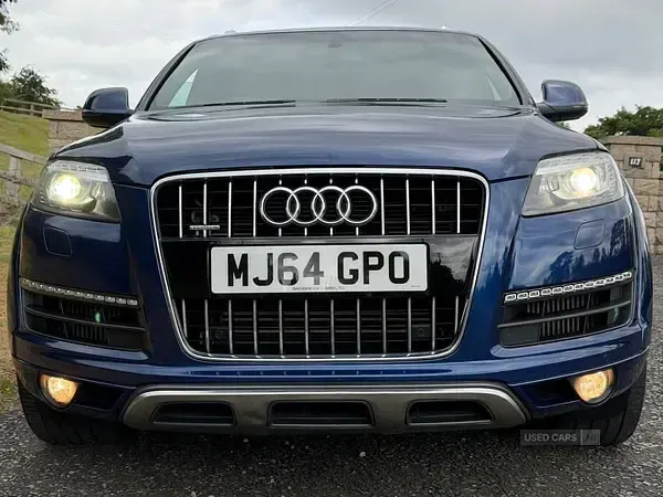 Used Audi Q7 S-Line 245 HP (180 kW) 2014 Blue SUV