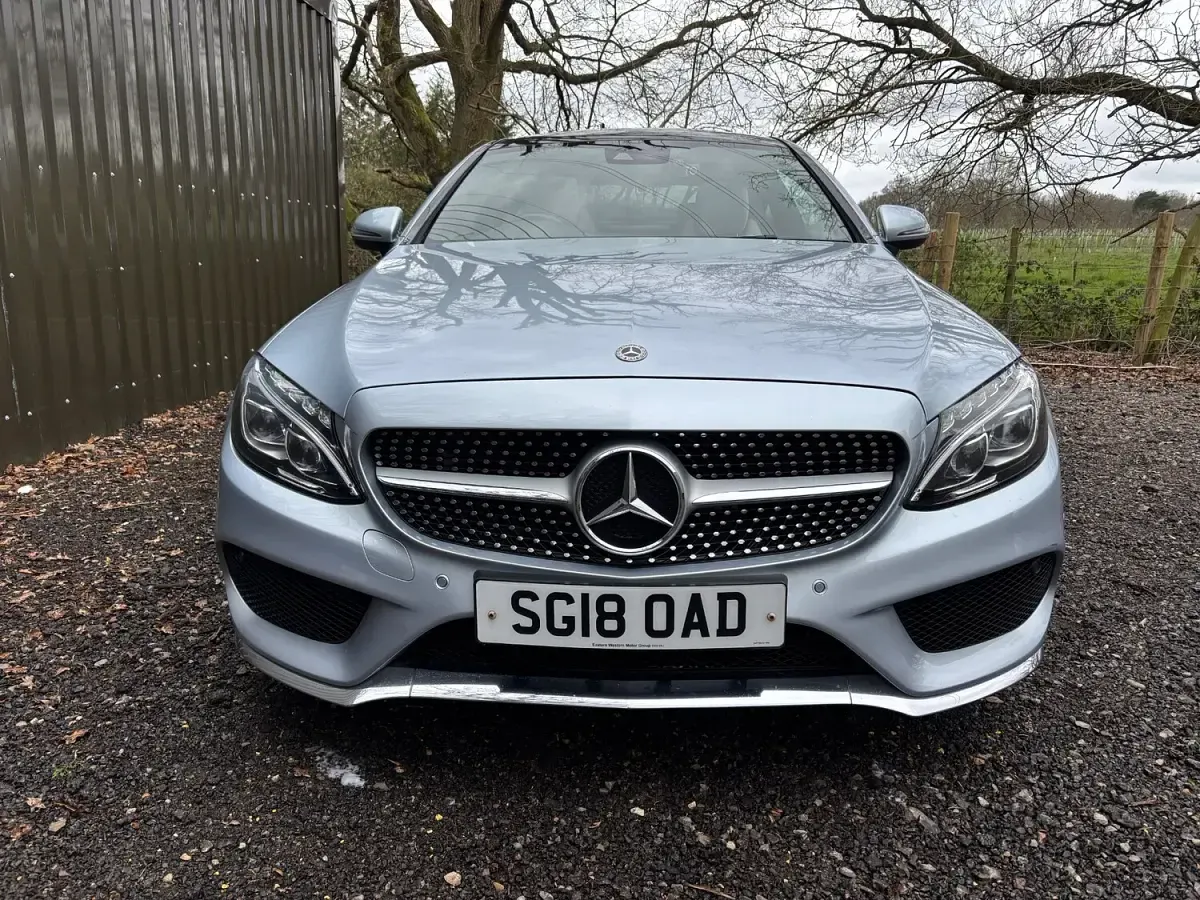 Used Mercedes C300 AMG Line Premium 2018 Silver Coupe