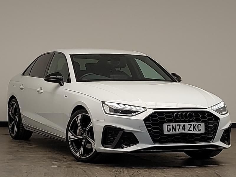 Used Audi A4 Black Edition 204 HP (150 kW) 2024 White Sedan