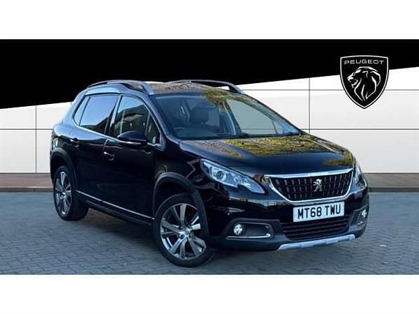 Black Used 2018 Peugeot 2008 Allure SUV | £6,710 (Good price) - Image 1/4