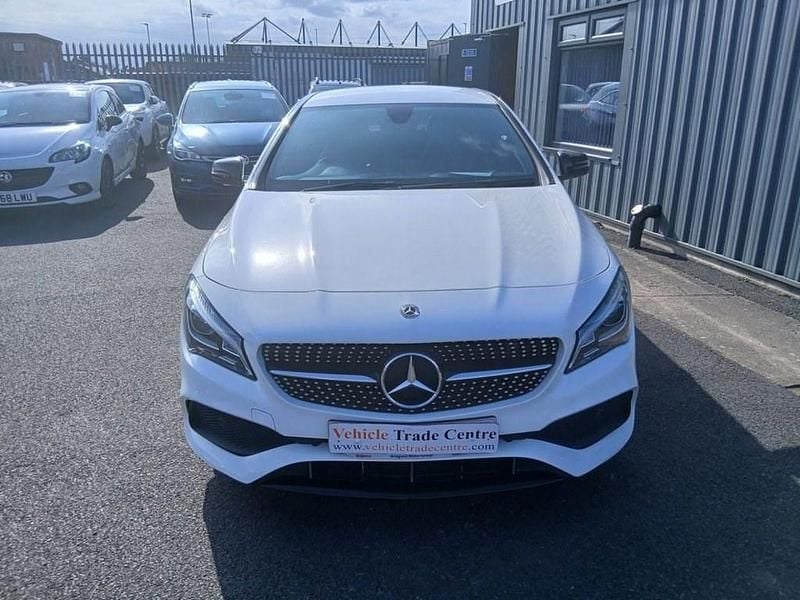 Used Mercedes CLA220 AMG line 2018 White Sedan