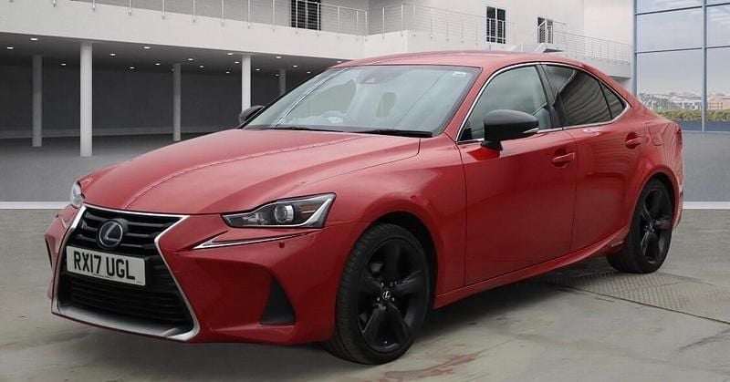 Used Lexus IS300h Sport Line 223 HP (164 kW) 2017 Red Sedan